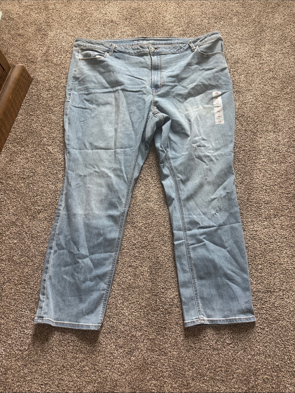 Old Navy Light Blue Straight-Leg Jeans